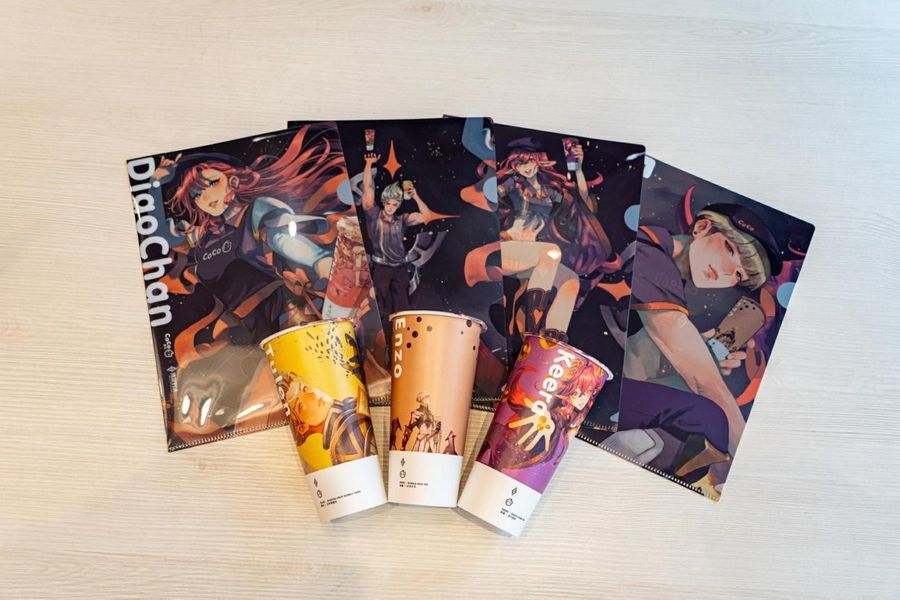 Merchandises players can get