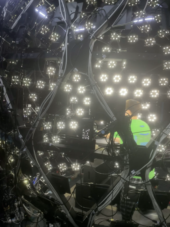 Pictures of motion capture of Black Myth
