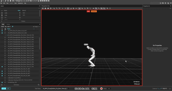 Pictures of motion capture of Black Myth