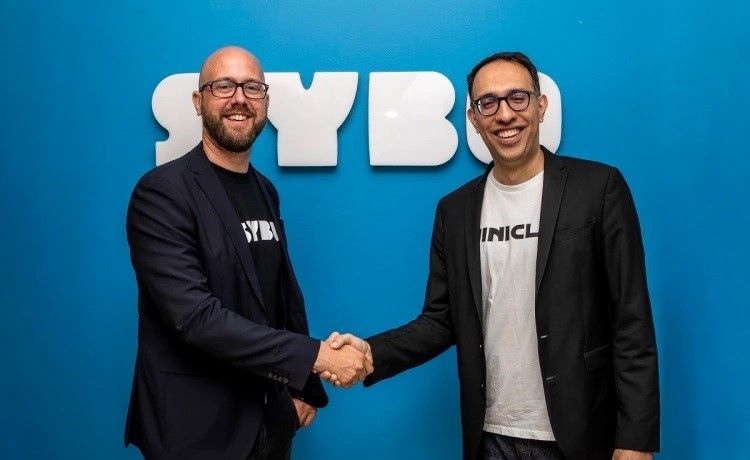 Sybo's CEO Mathias and Miniclip'sCEO Saad Choudri