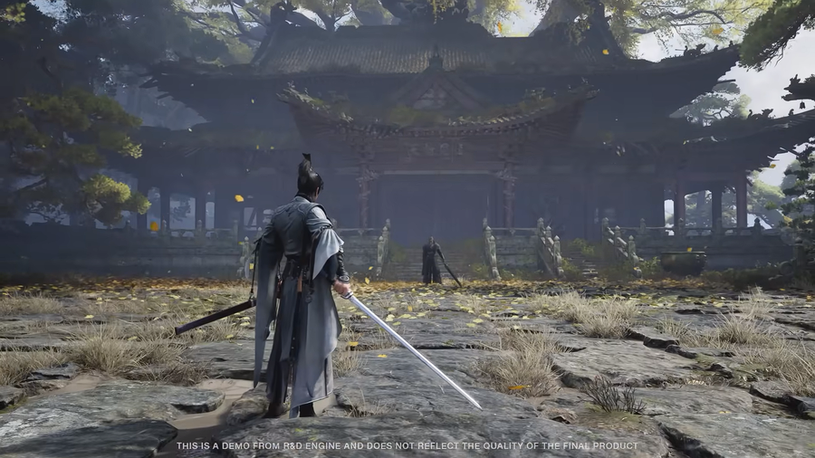 YangGuo with a fighter from other JinYong novels