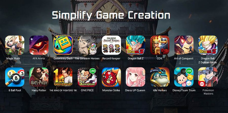 Some game titles that have been developed by Cocos