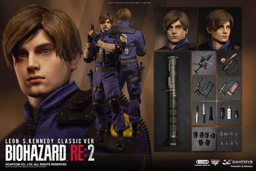 Capcom Resident Evil 2 Remake Biohazard 1/6 Leon Limited Edition Statue  Figure