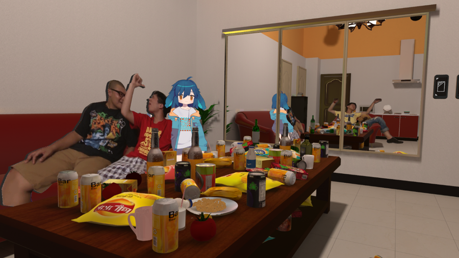 A famous living room from an educational short movie