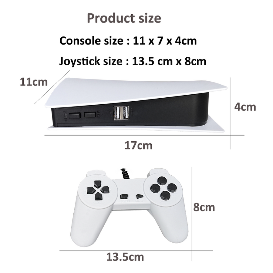 The GS5 console is tiny in size compared to the 39 cm tall PS5