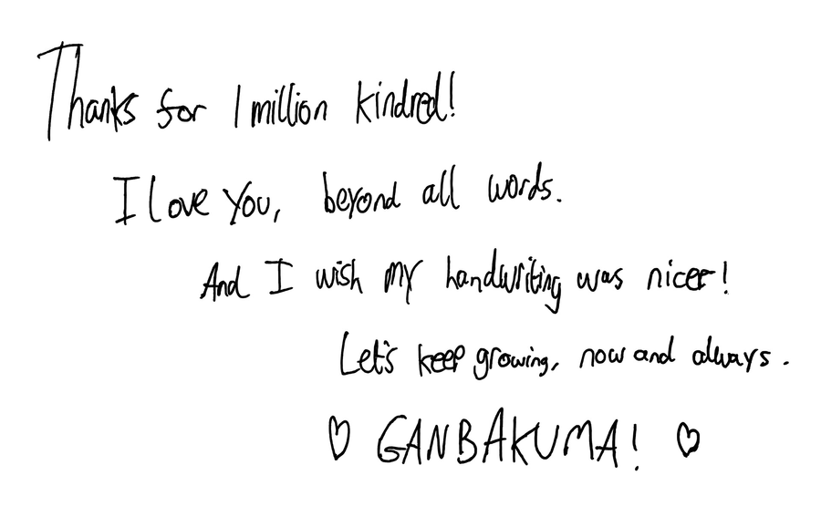 A handwritten letter by Vox to express thanks