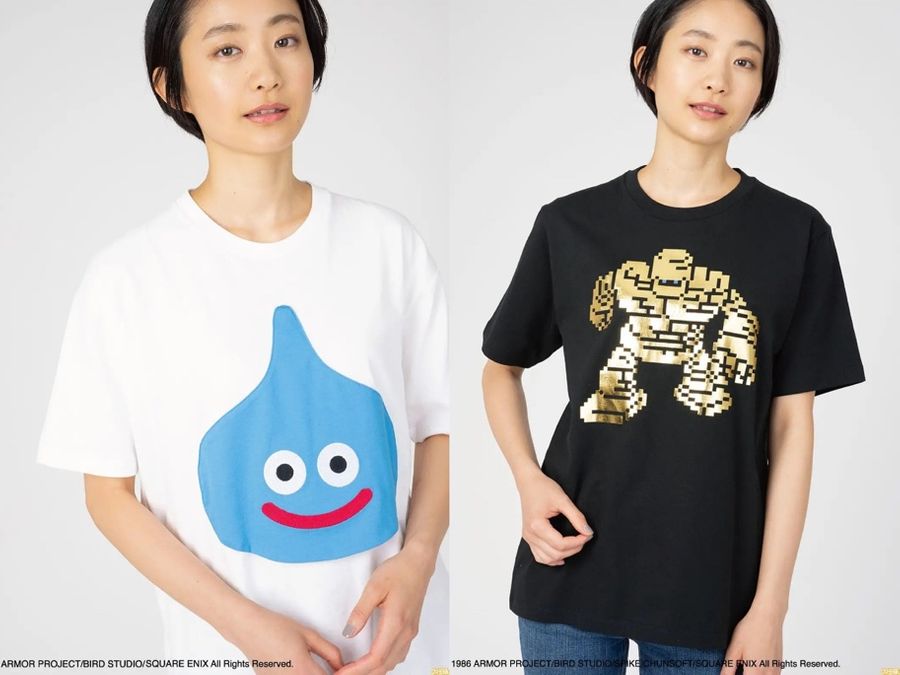 Slime and Gold Golem T-shirts