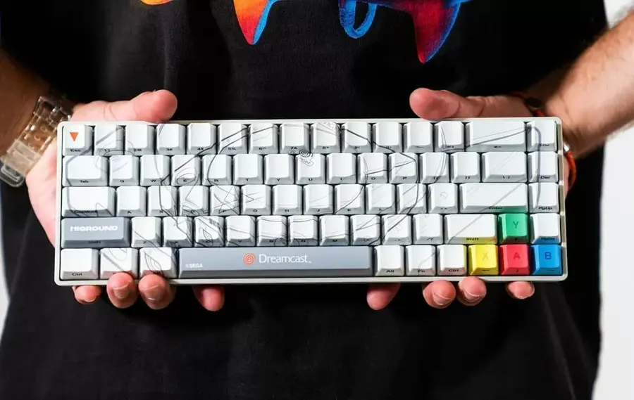 The Dreamcast keyboard
