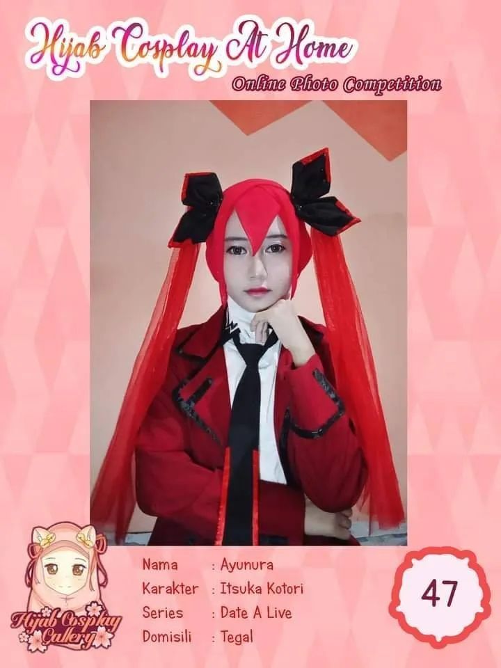 A photo of a cosplayer named Ayunura cosplayed Itsuka from Date A Live.