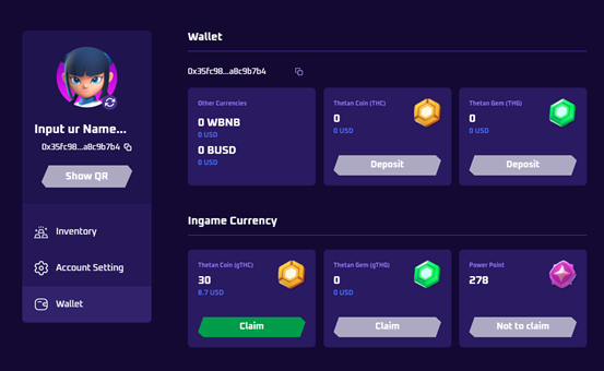 It is in the wallet, but I cannot really touch it.