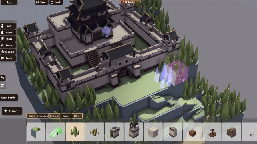 Game graphics of Extremely Realistic Siege Warfare Simulator