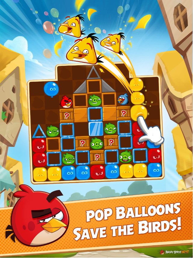 Angry Birds Blast! is a tap-to-match puzzle game developed by MYBO and published by Rovio Entertainment.