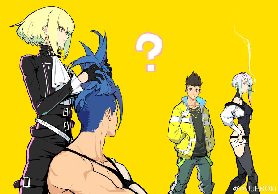 PROMARE x Cyberpunk: Edgerunners x PROMARE (credit: @JuEROki)