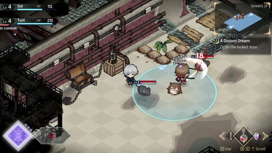 Game graphics of Souls of Chronos