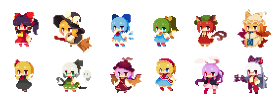 Characters of the game