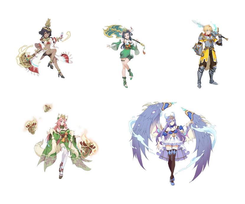 Early artworks of Crash&Summon