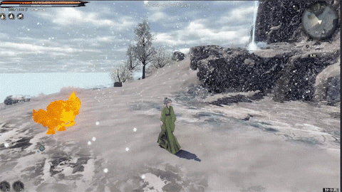 A gif of the 轮回修仙路shows a spiritual pet following the player.