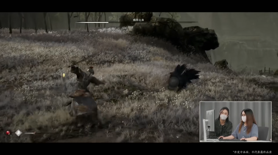 A mask showed in The Perceiver’s one-hour livestream demo
