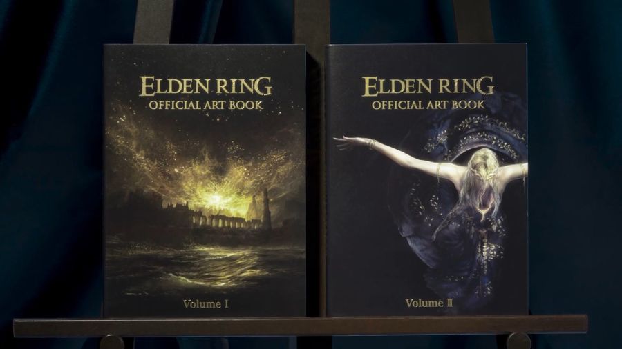 The Elden Ring art book is massive with two volumes and 800 pages