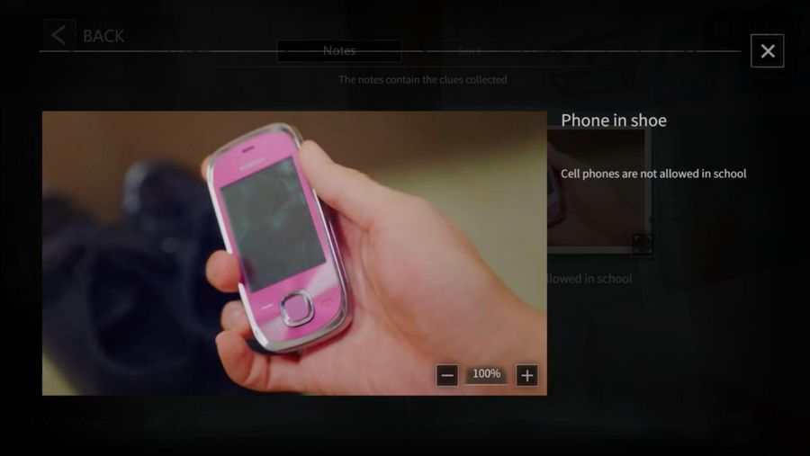 A screenshot of Breakout 13 shows that cell phones are prohibited in the institution.