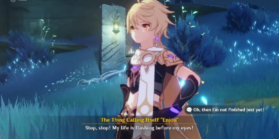 Abyssal Flames’ dialogue