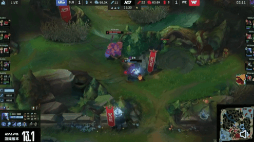 In the third game, at 21 minutes, WE Biubiu secured a solo kill, leading WE to take the win in both the game and the match.