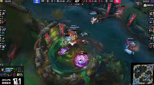 In game one, at 19 minutes, LNG managed to secure a Dragon kill only to then lose a team fight against NIP.