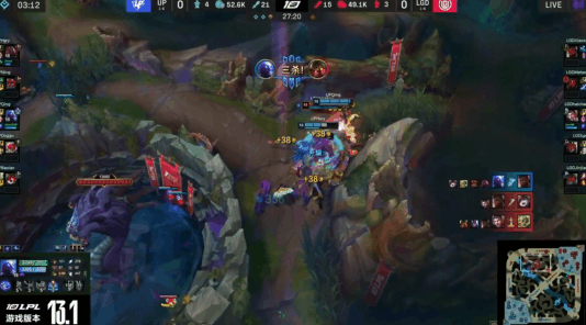 In game one, UP Qing on Ryze was dominant, securing a Penta kill