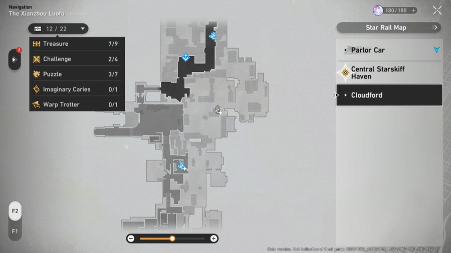 In Honkai: Star Rail, the map UI shows players the total amount and the types of treasure boxes.
