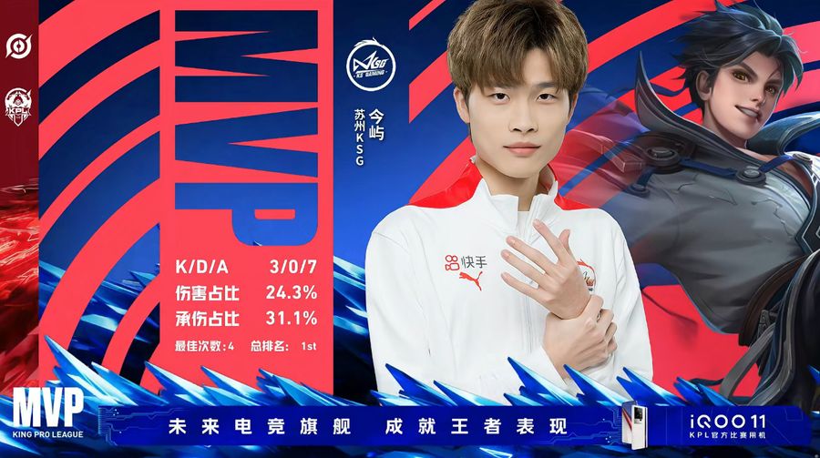 KSG Jinyu earned the MVP Award in the deciding game against XYG.