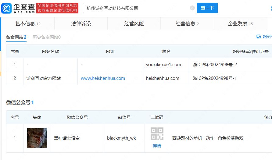 Black Myth: Wukong Software Copyright