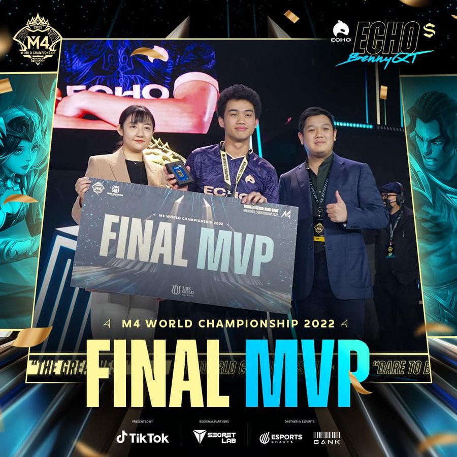 The final MVP of M4 World Championship was claimed by ECHO Bennyqt