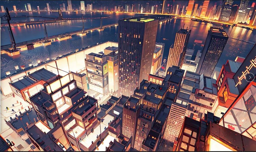 An example picture shared by Kanyon Industries about how the Seg plugin helped in AI drawing.