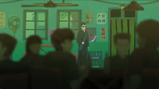 Fig 11 A cinematic appraoch in the game's art direction