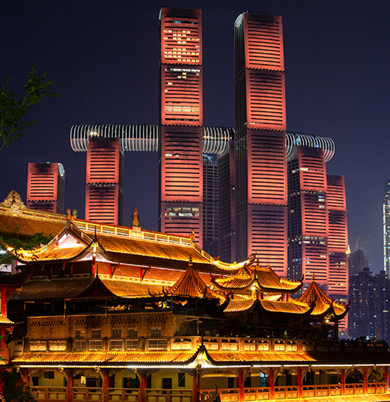 Fig 13 Chongqing is known as the city that have a magic realism layout