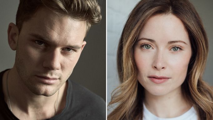 Jeremy Irvine (Left) and Hannah Emily Anderson (Right)