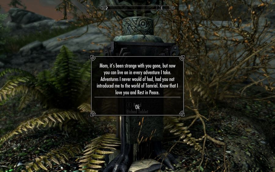 Words on the monument