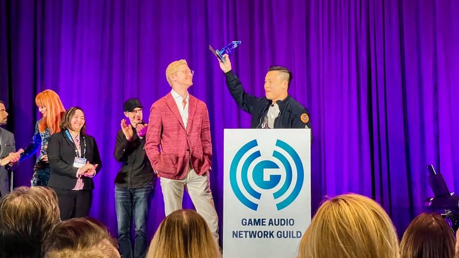 Matthew Carl Earl at G.A.N.G Award