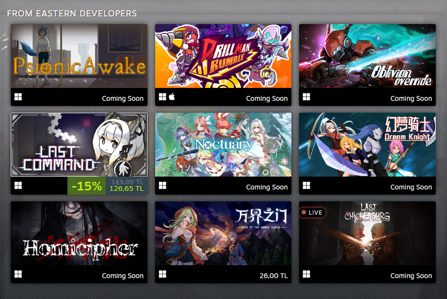 From Eastern Developers