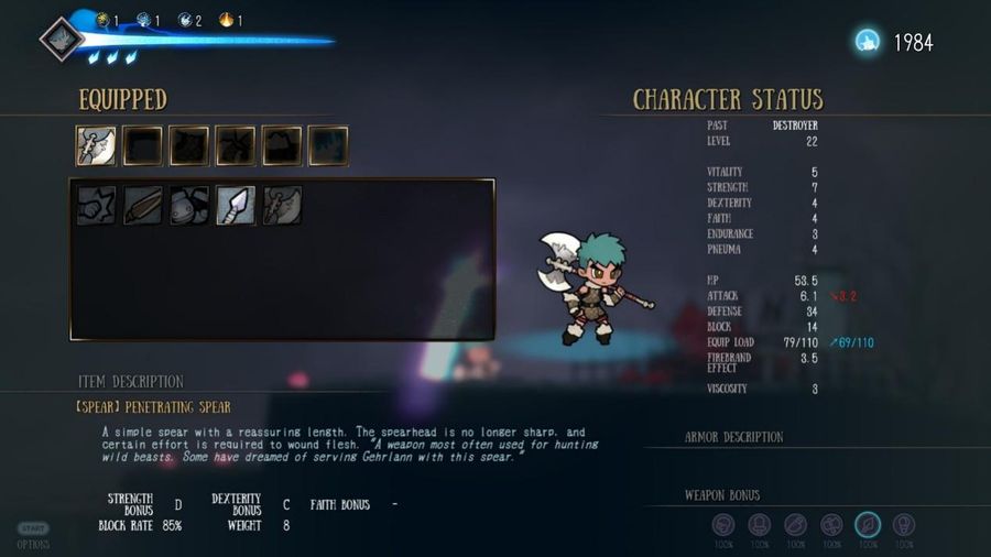 Deepening Fire's character development system