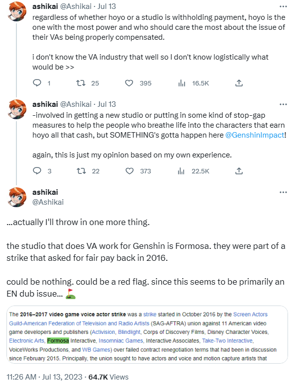 Another well-known content creator's take on this incident