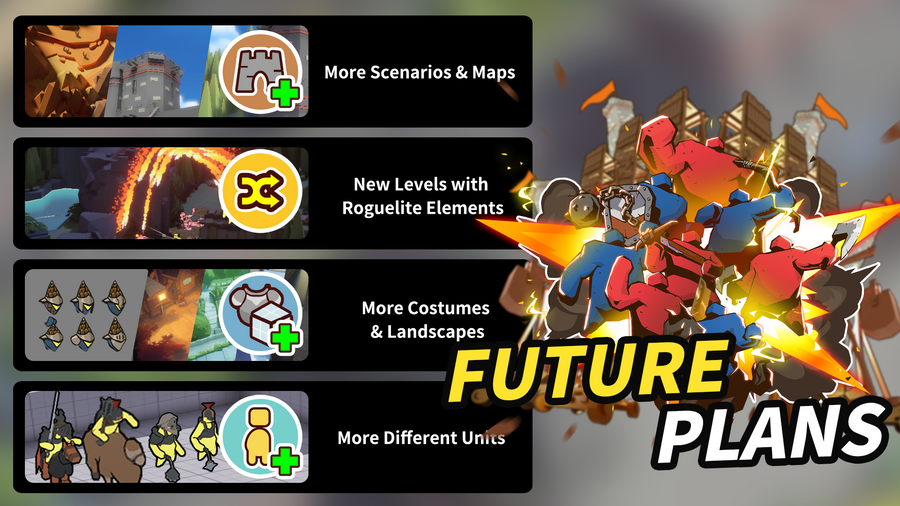 Future map of Extremely Realistic Siege Warfare Simulator