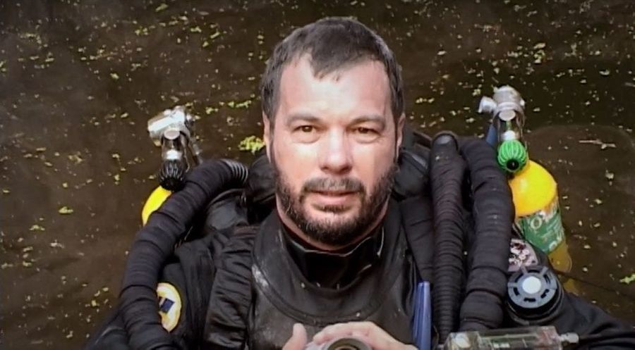 Dave Shaw, the Australian diver