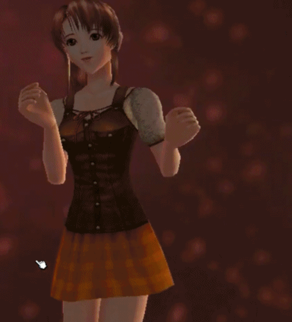 A screenshot of Biko 2, whose graphic performance is quite impressive for an adult game of that time