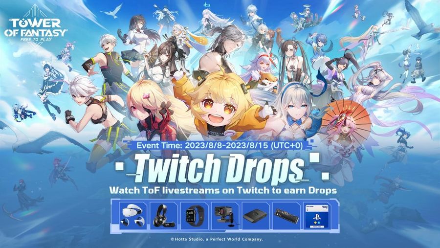Tower of Fantasy Twitch Event Poster