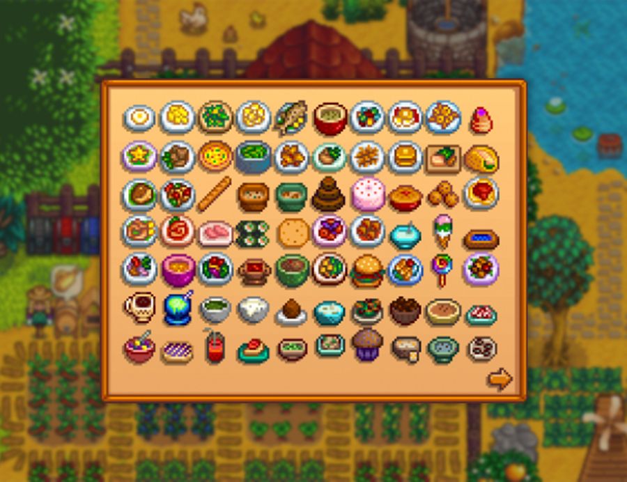 Receipes in Stardew Valley
