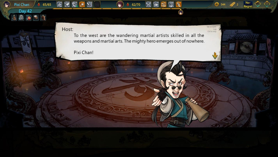 A screenshot of Traveler of Wuxia