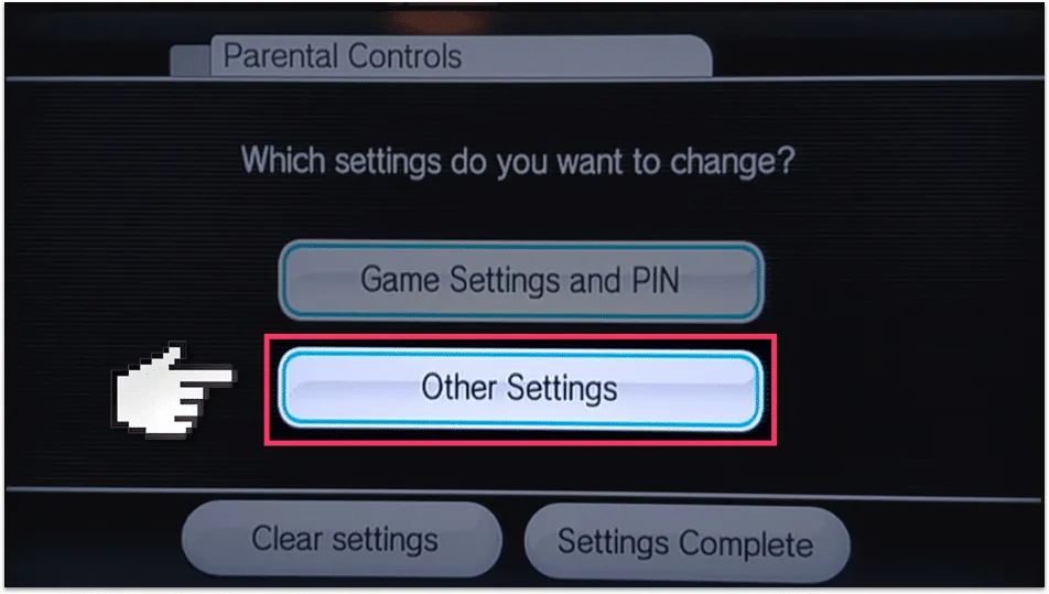 forgot password for parental control on wii