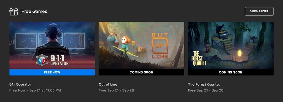 Epic Games - Free Game Schedule