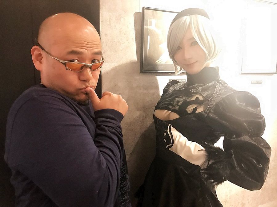 Hideki Kamiya (Left)